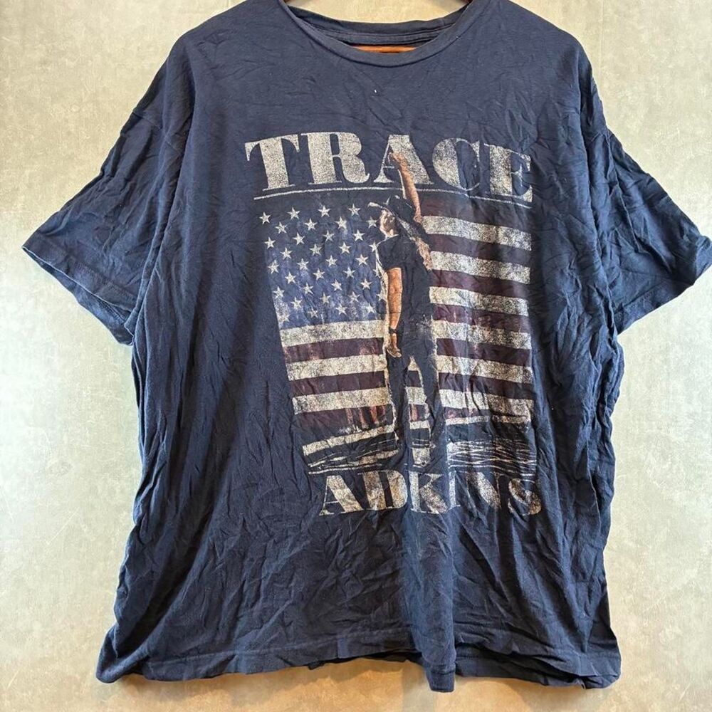 Unbranded Men's Navy and Black T-shirt